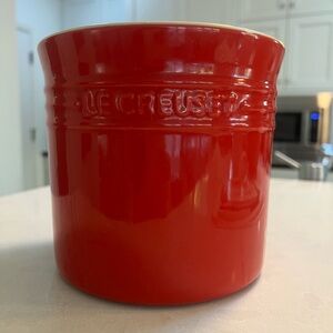 Le Creuset - Utensil Holder Crock Container - Red - Large sz 2.3L / 2.75QT